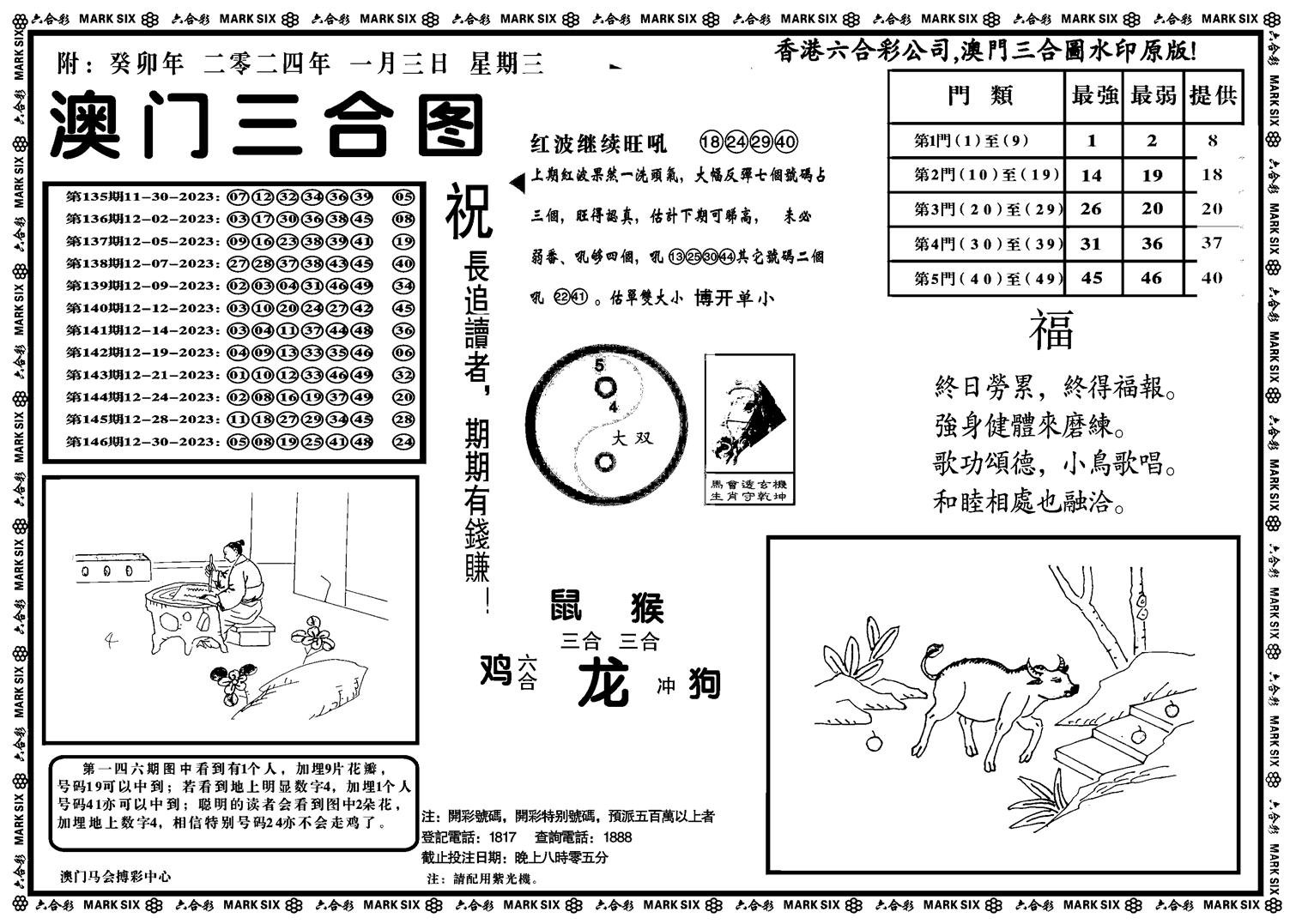 澳门三合(正版)-1