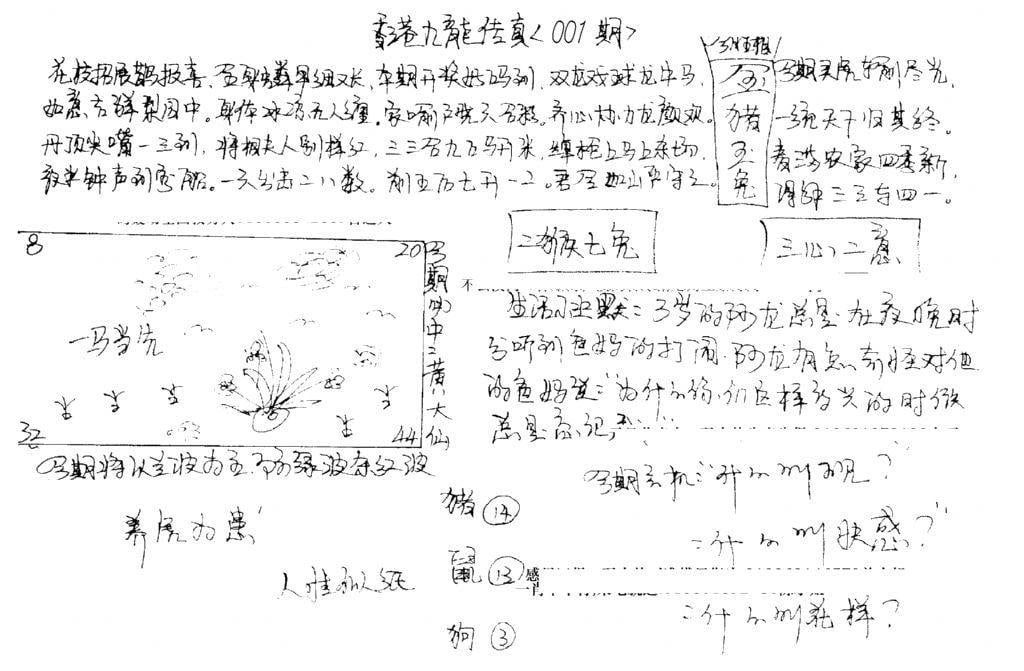 手写九龙内幕A-1