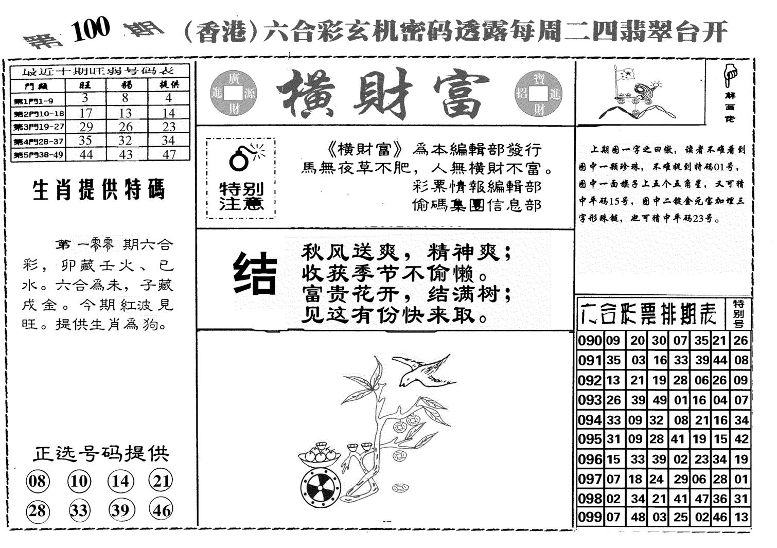 横财富-100