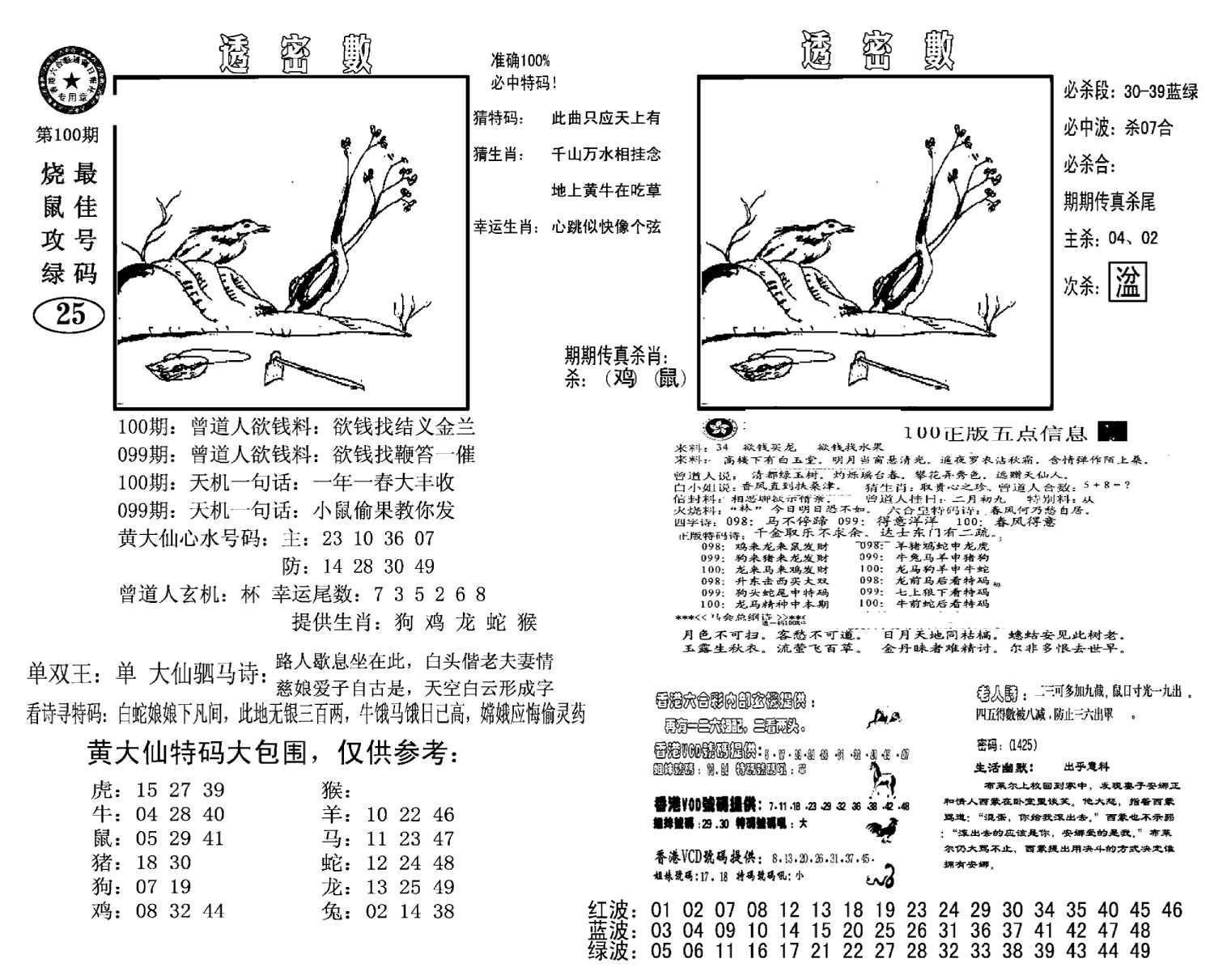 诸葛透密数(新图)-100