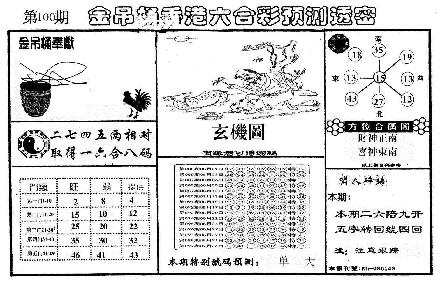 另金吊桶-100