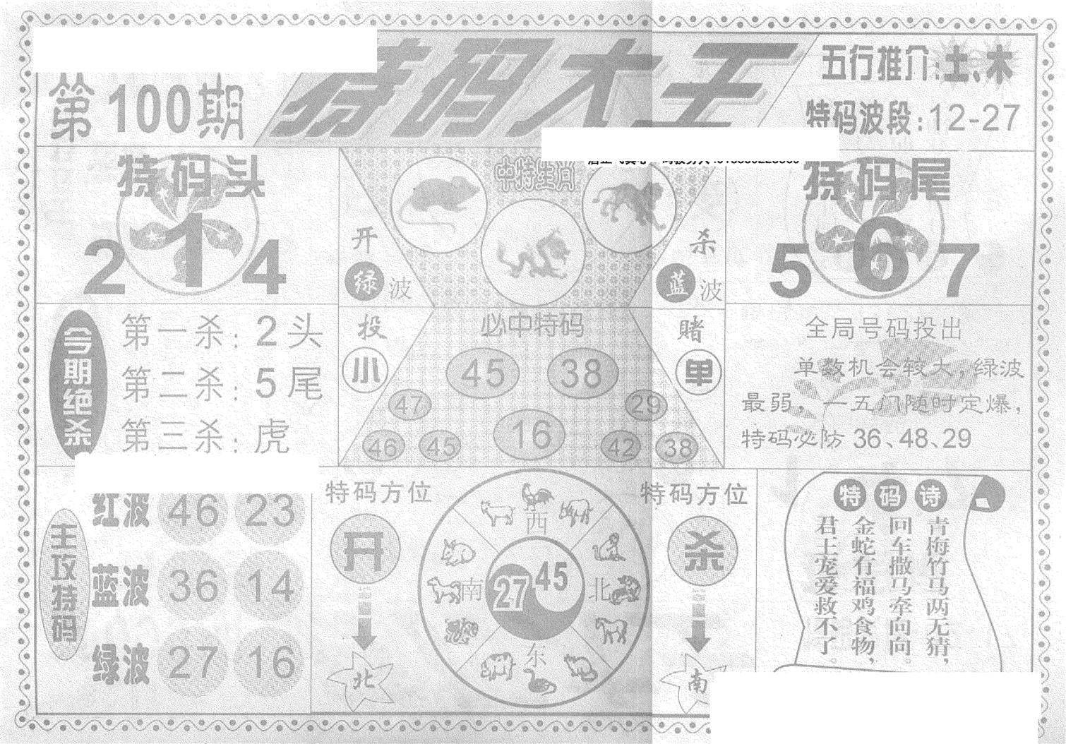 特码大王(新图)-100