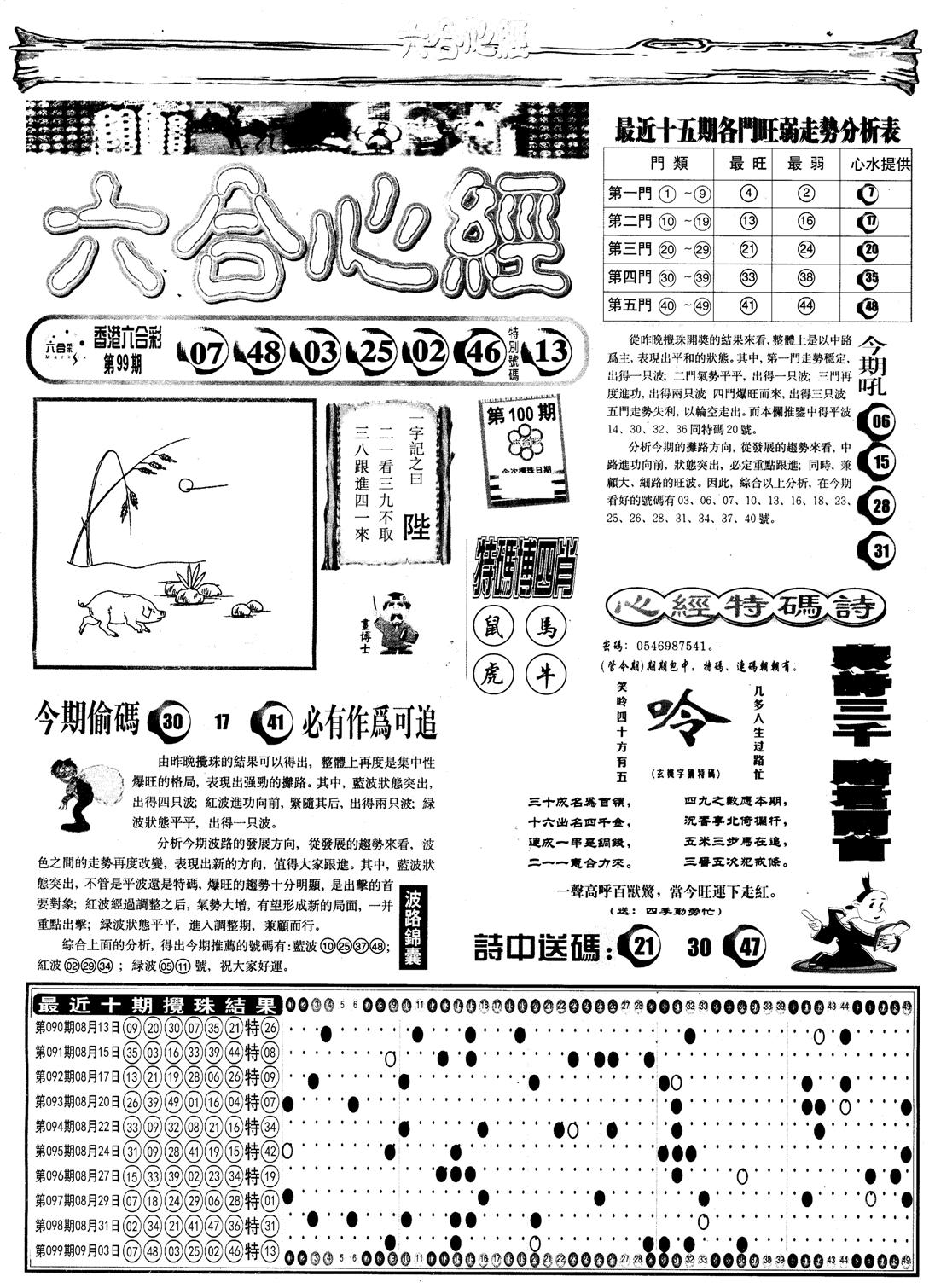 另版六合心经A-100