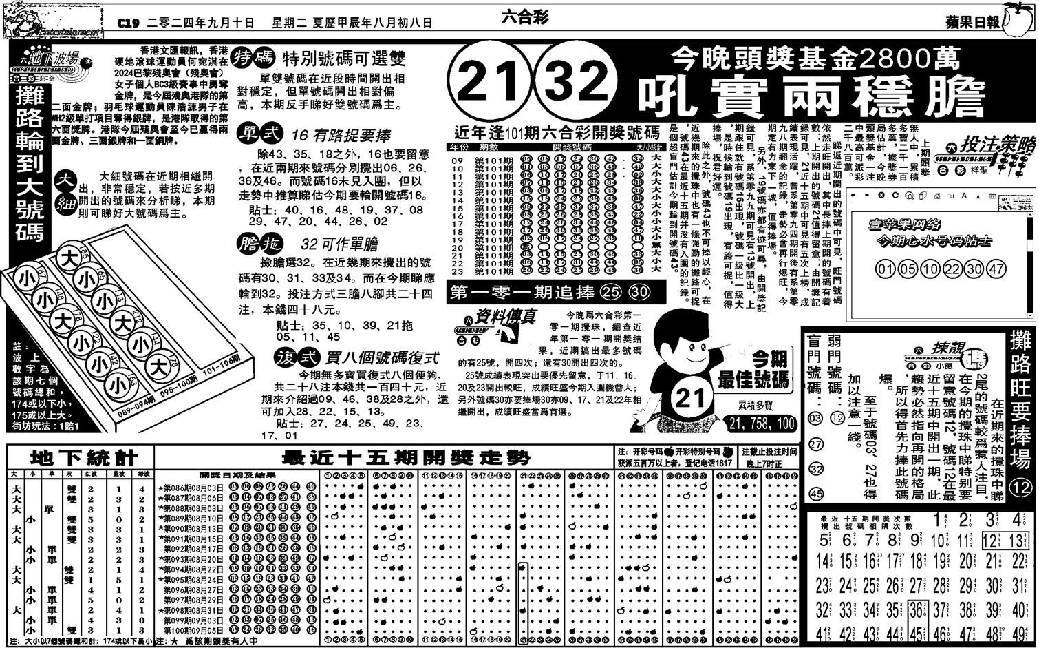 私作苹果报B(自决)-101