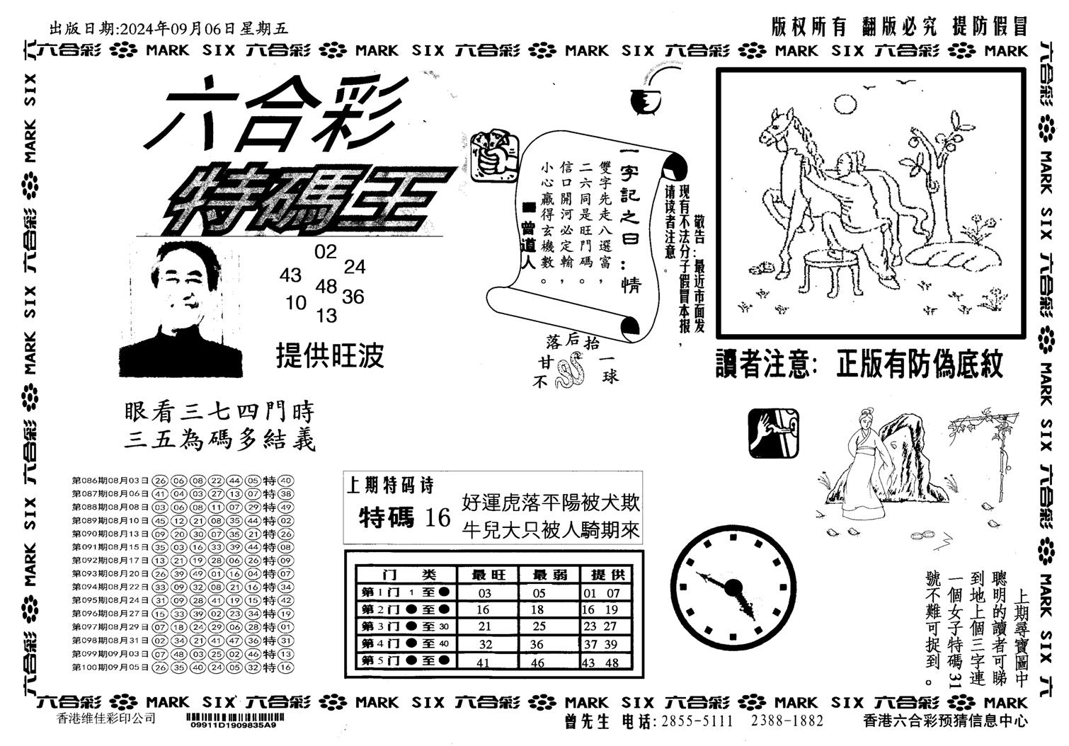 新特码王-101