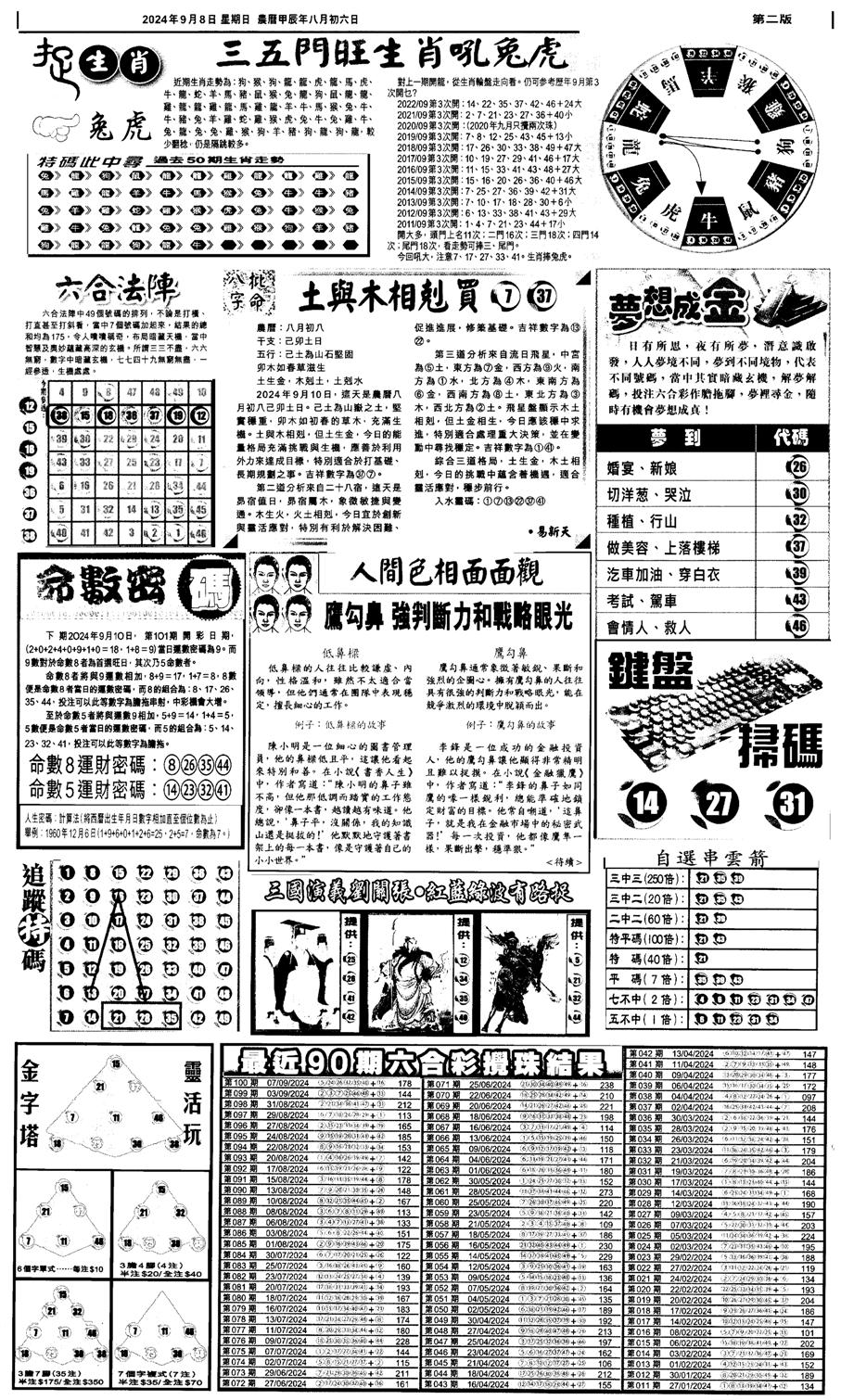 新报跑狗4-101