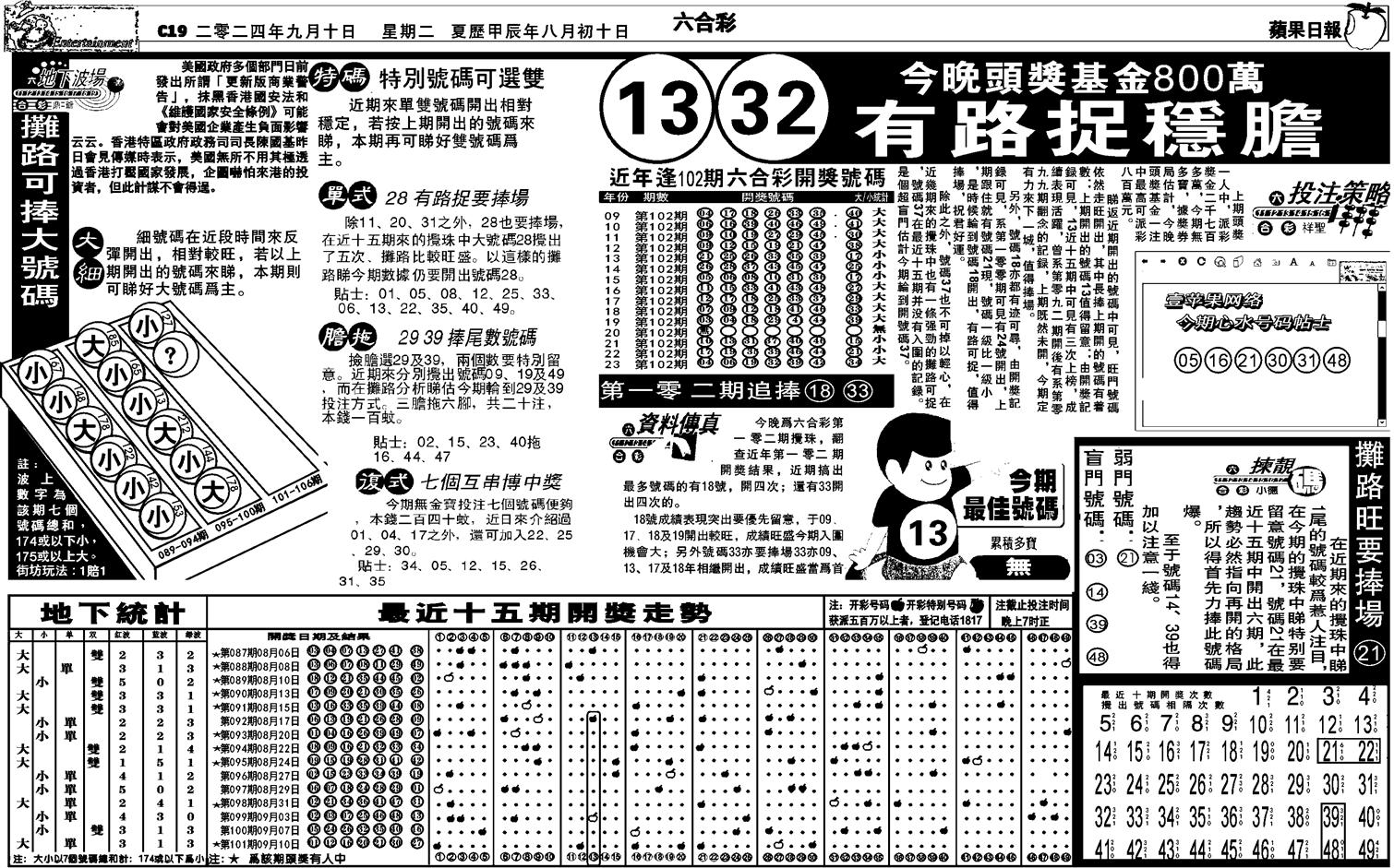 私作苹果报B(自决)-102