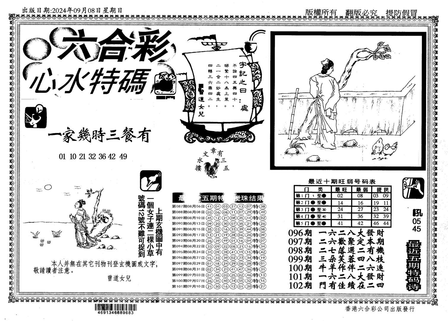 新特码心水-102