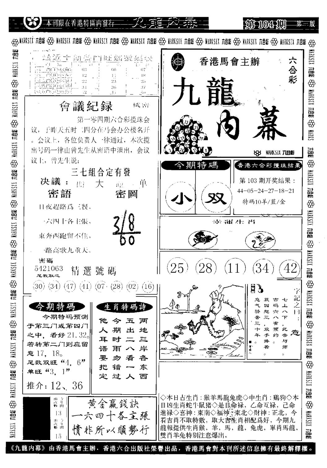 九龙内幕A-104