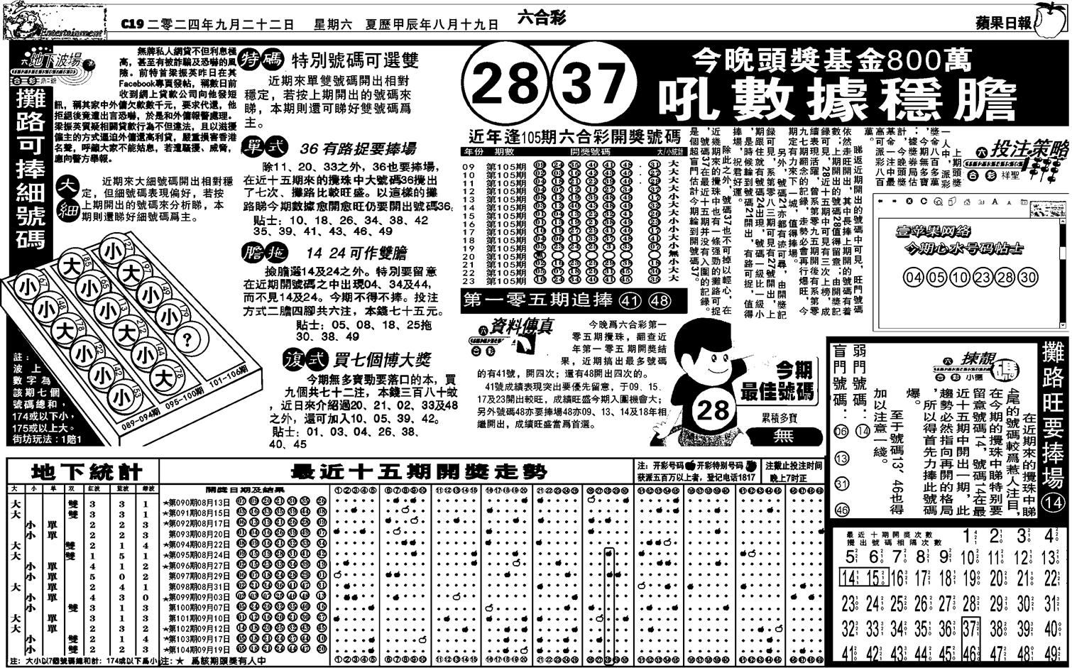 私作苹果报B(自决)-105