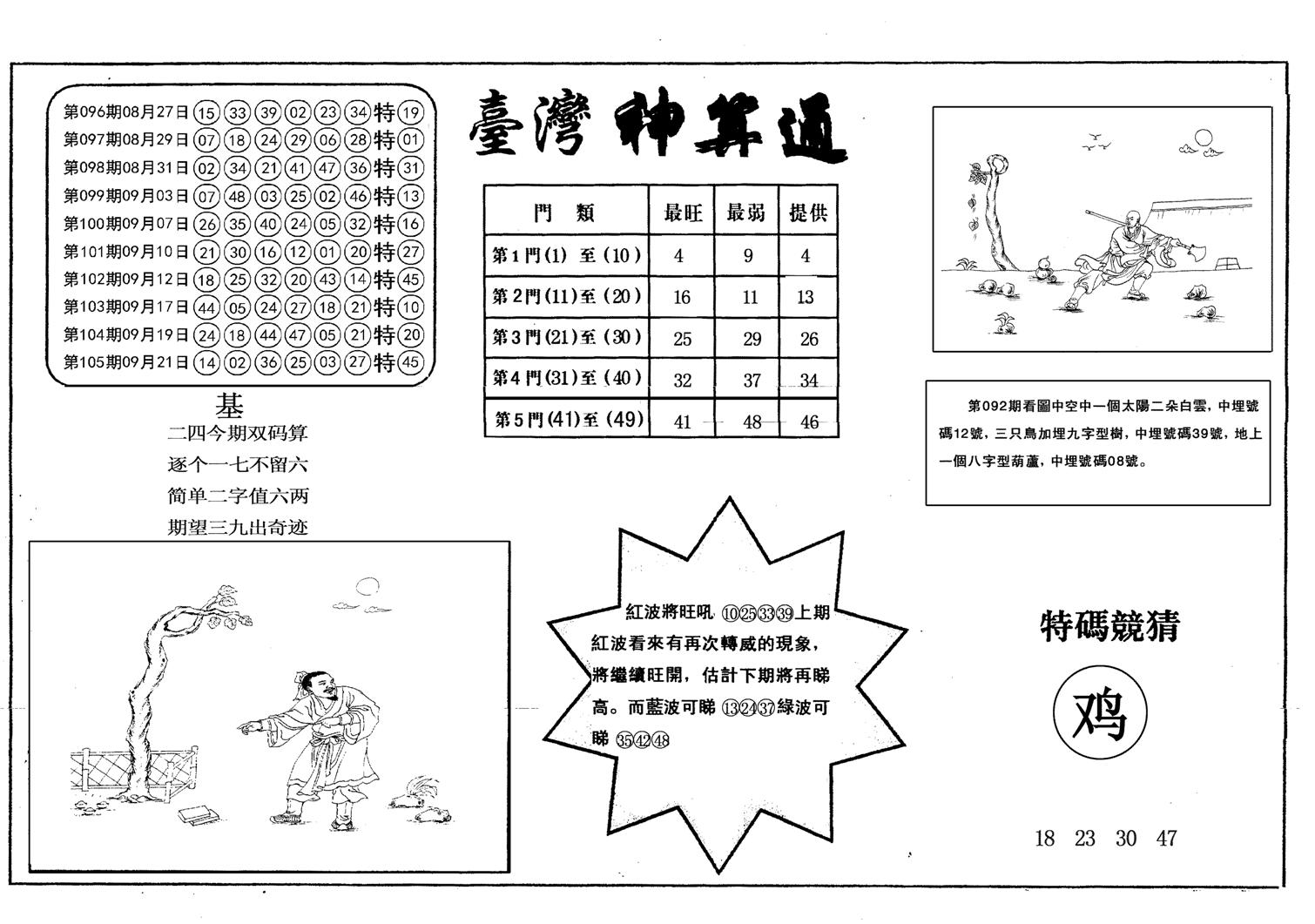 另台湾神算通-106