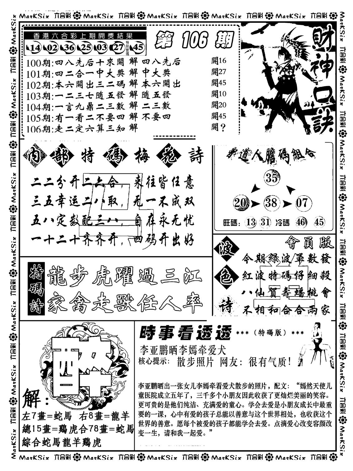 财神码报(新料)-106