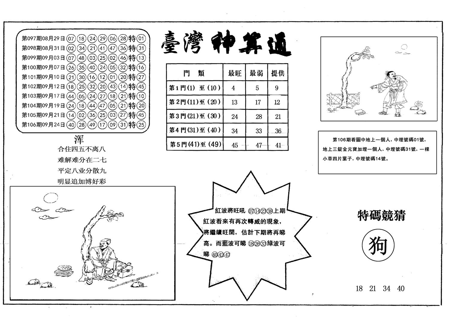 另台湾神算通-107