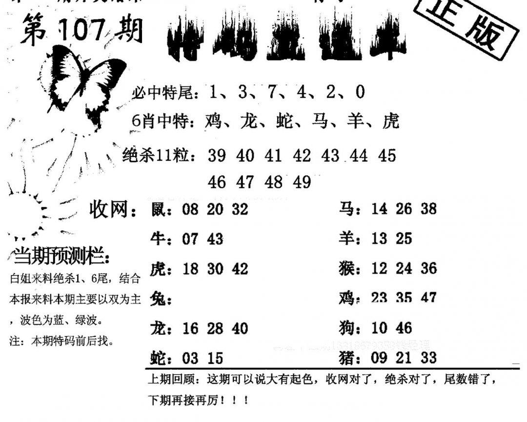 特码直通车-107