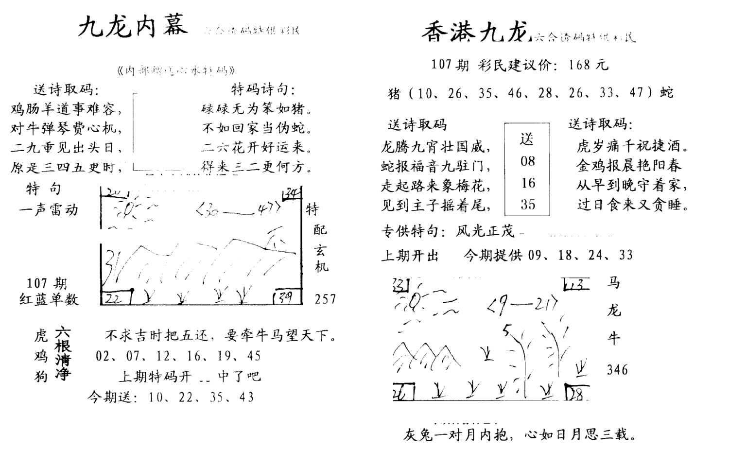 九龙内幕-开奖报(早图)-107