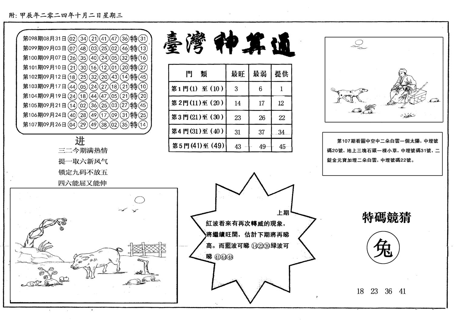 新潮汕台湾神算-108