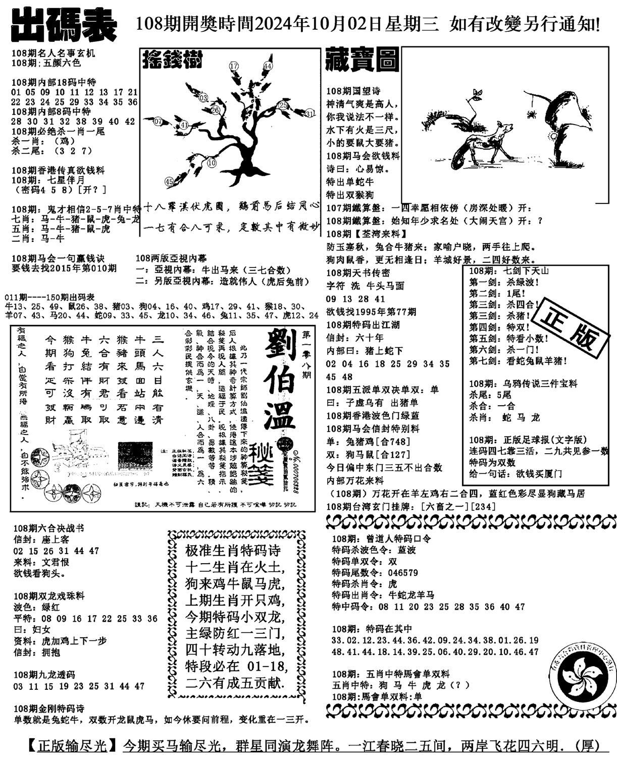 出码表(新料)-108