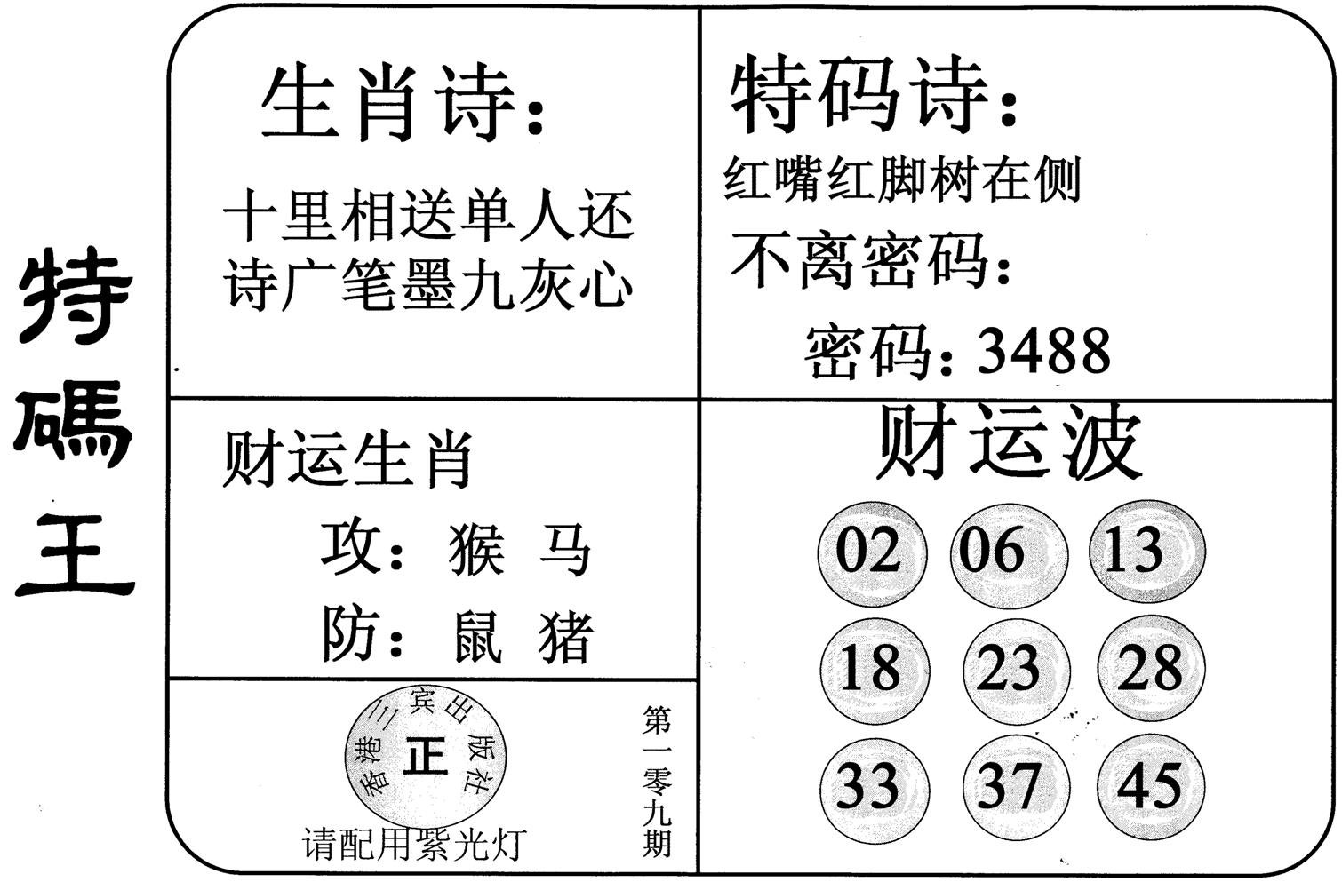 特码王-109