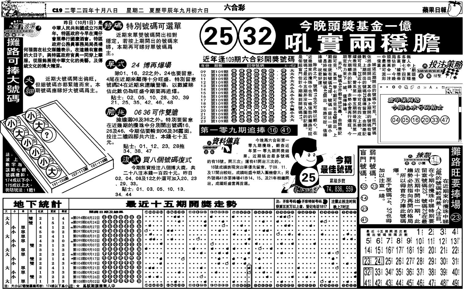 私作苹果报B(自决)-109