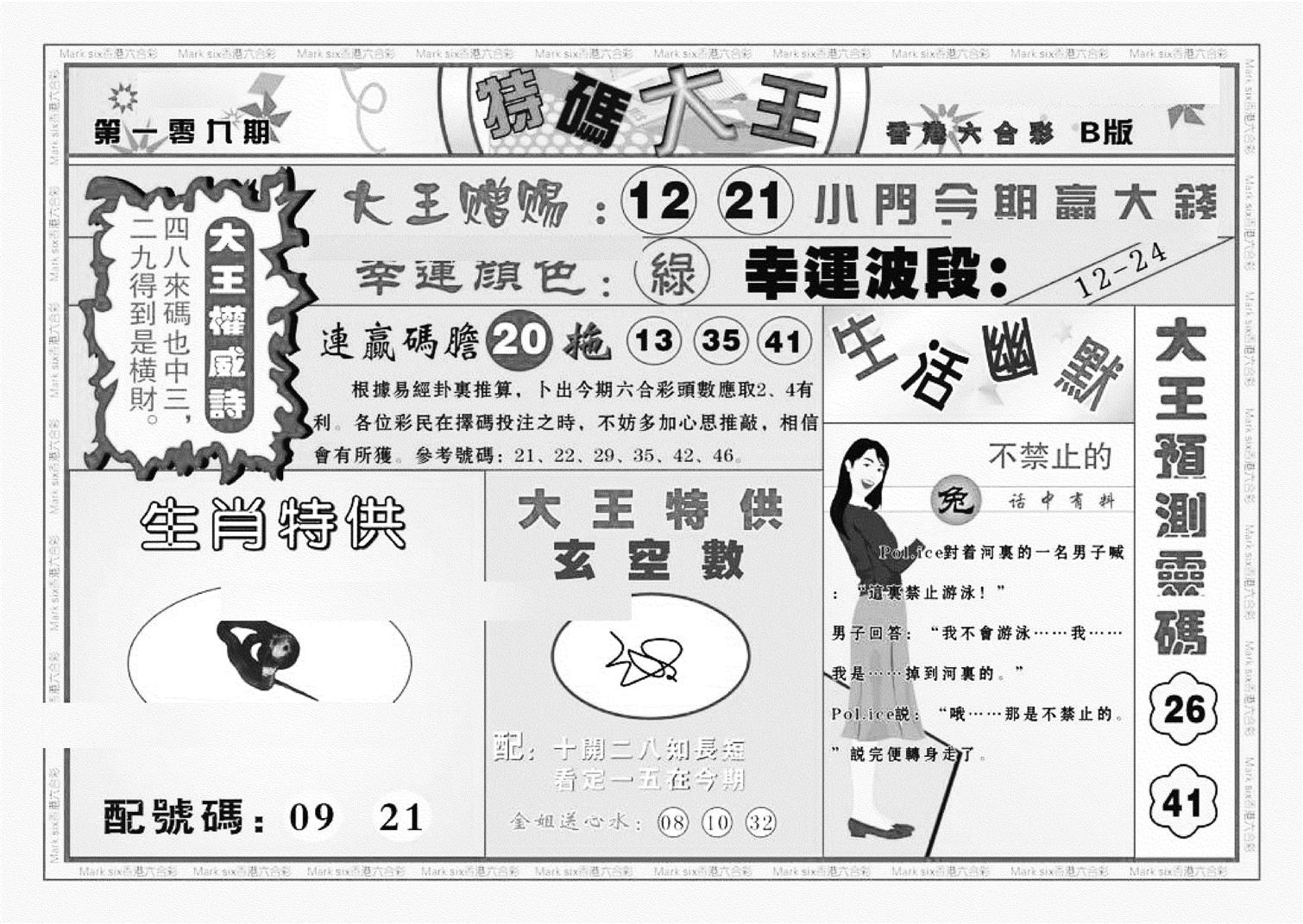 特码大王B（新图）-109