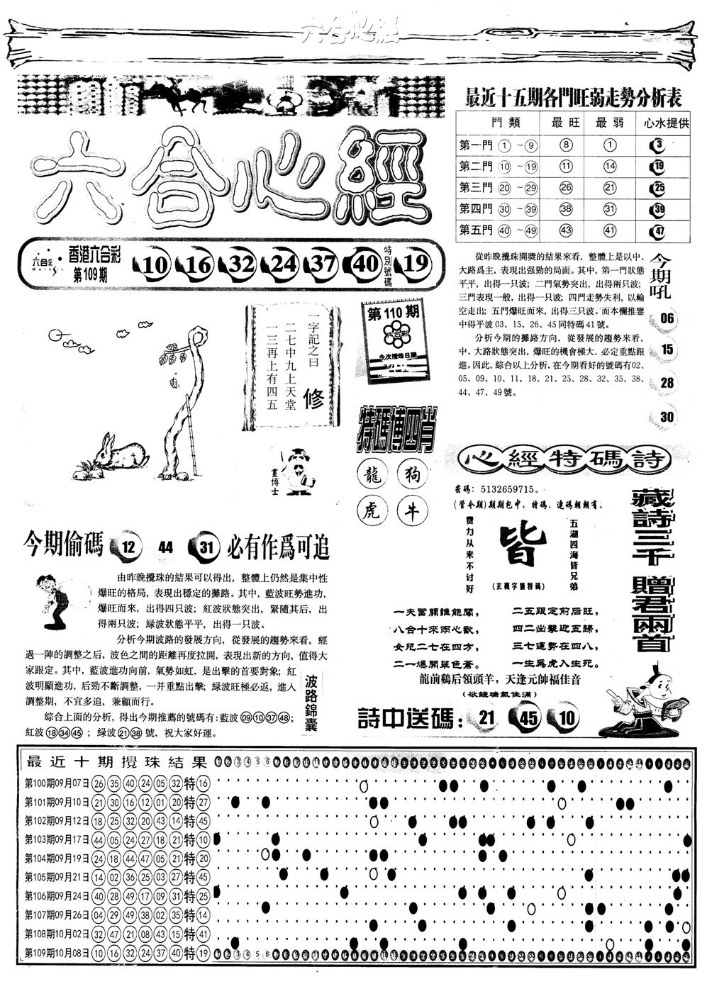 另版六合心经A-110