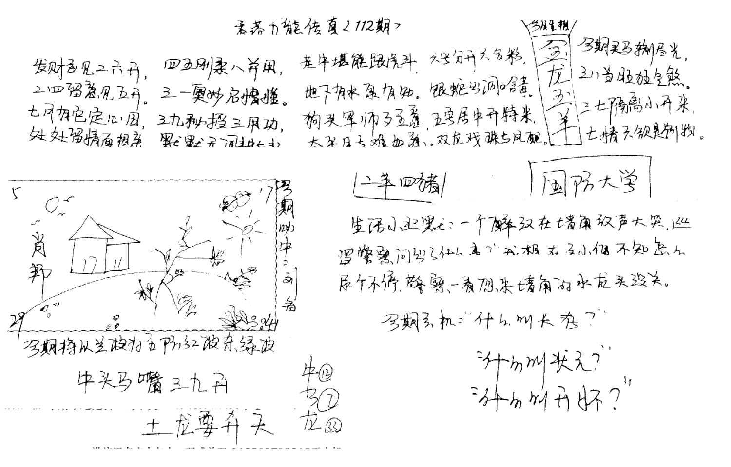 正版手写九龙-112