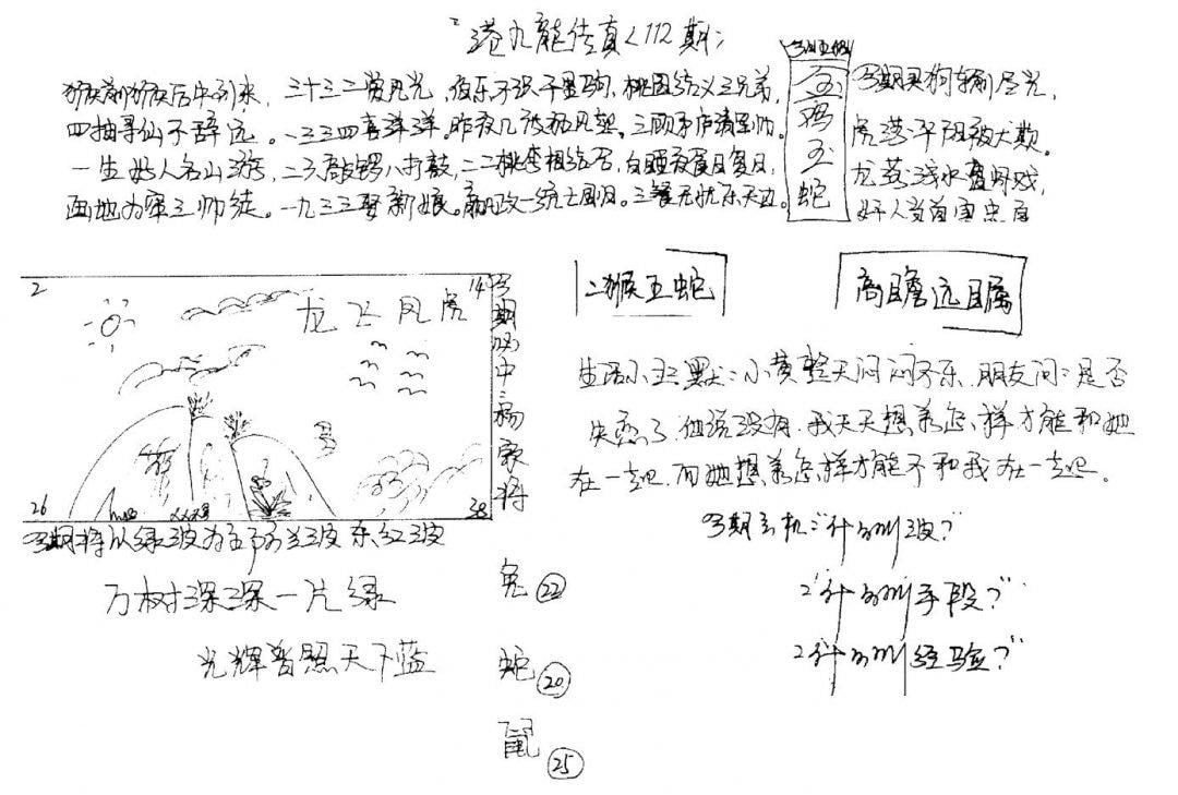 手写九龙内幕A-112