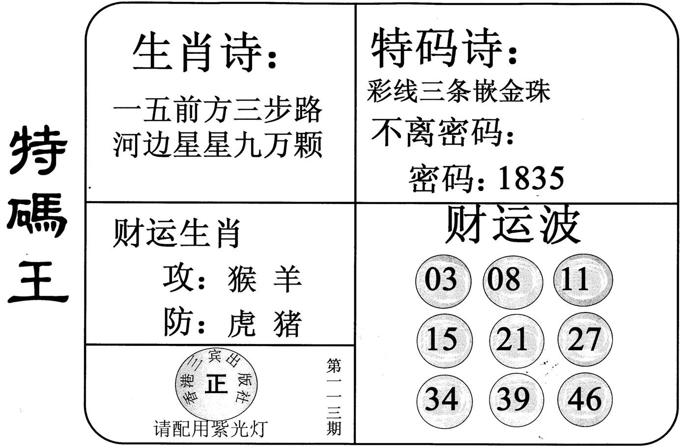 特码王-113