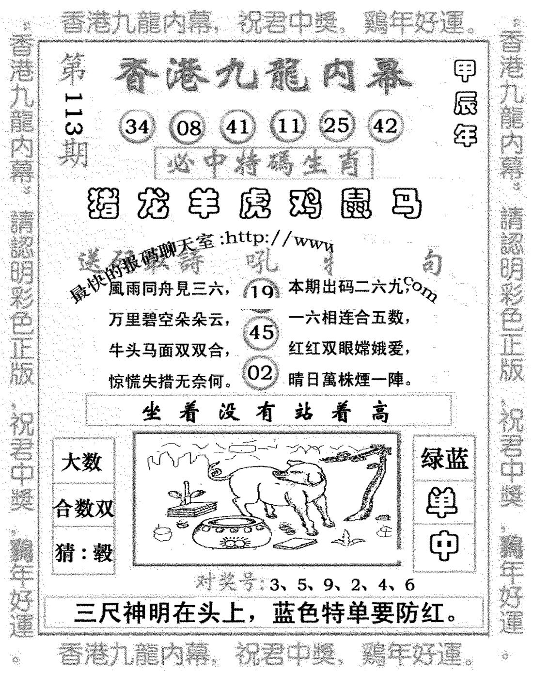 九龙内幕七肖图(新图)-113