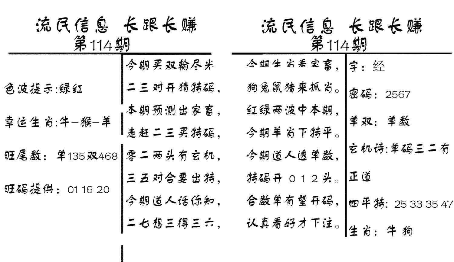 流民信息-114