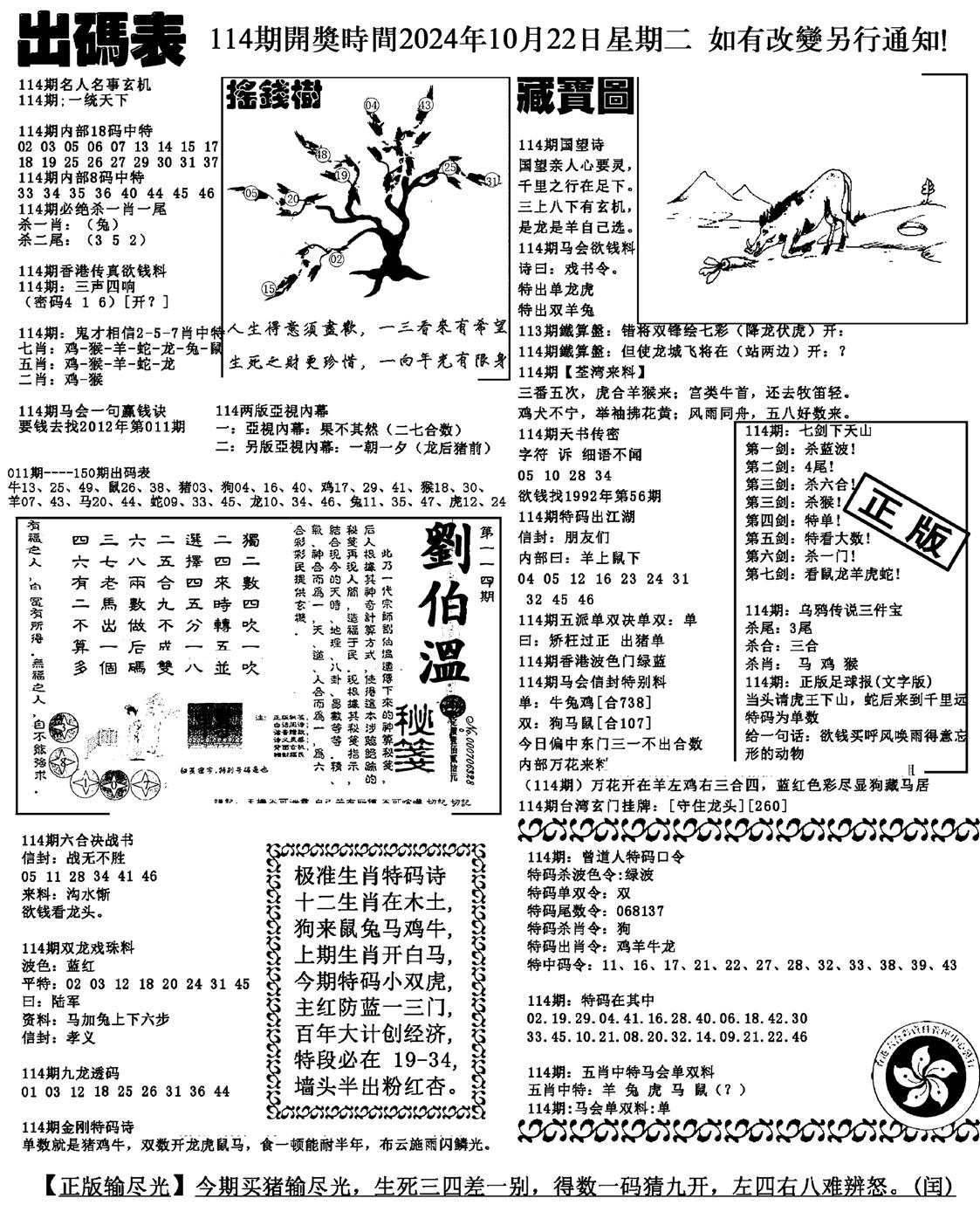 出码表(新料)-114