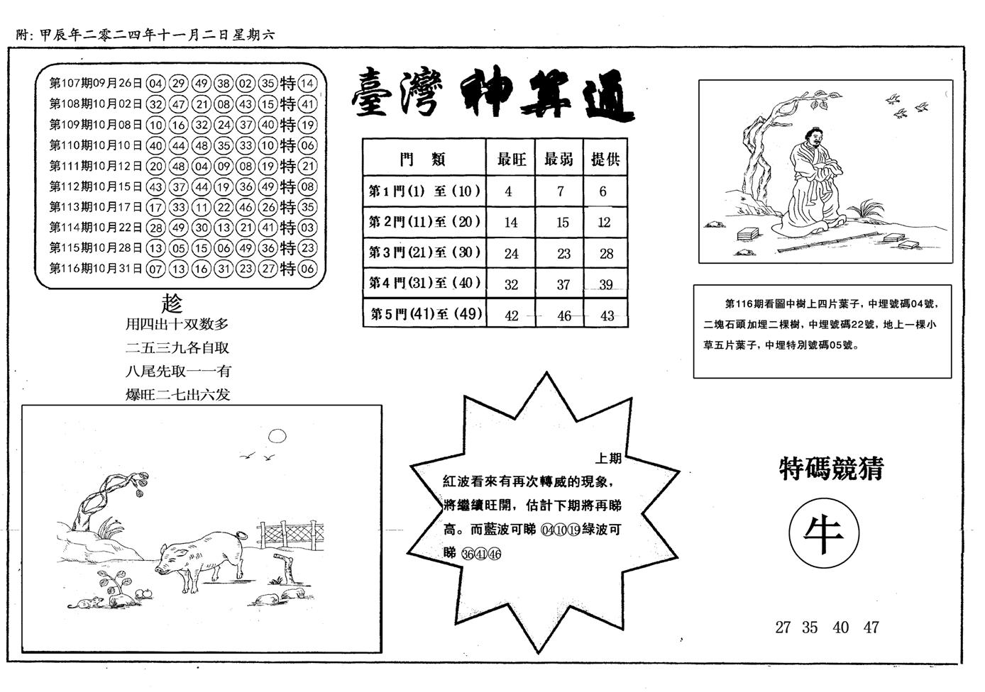 新潮汕台湾神算-117