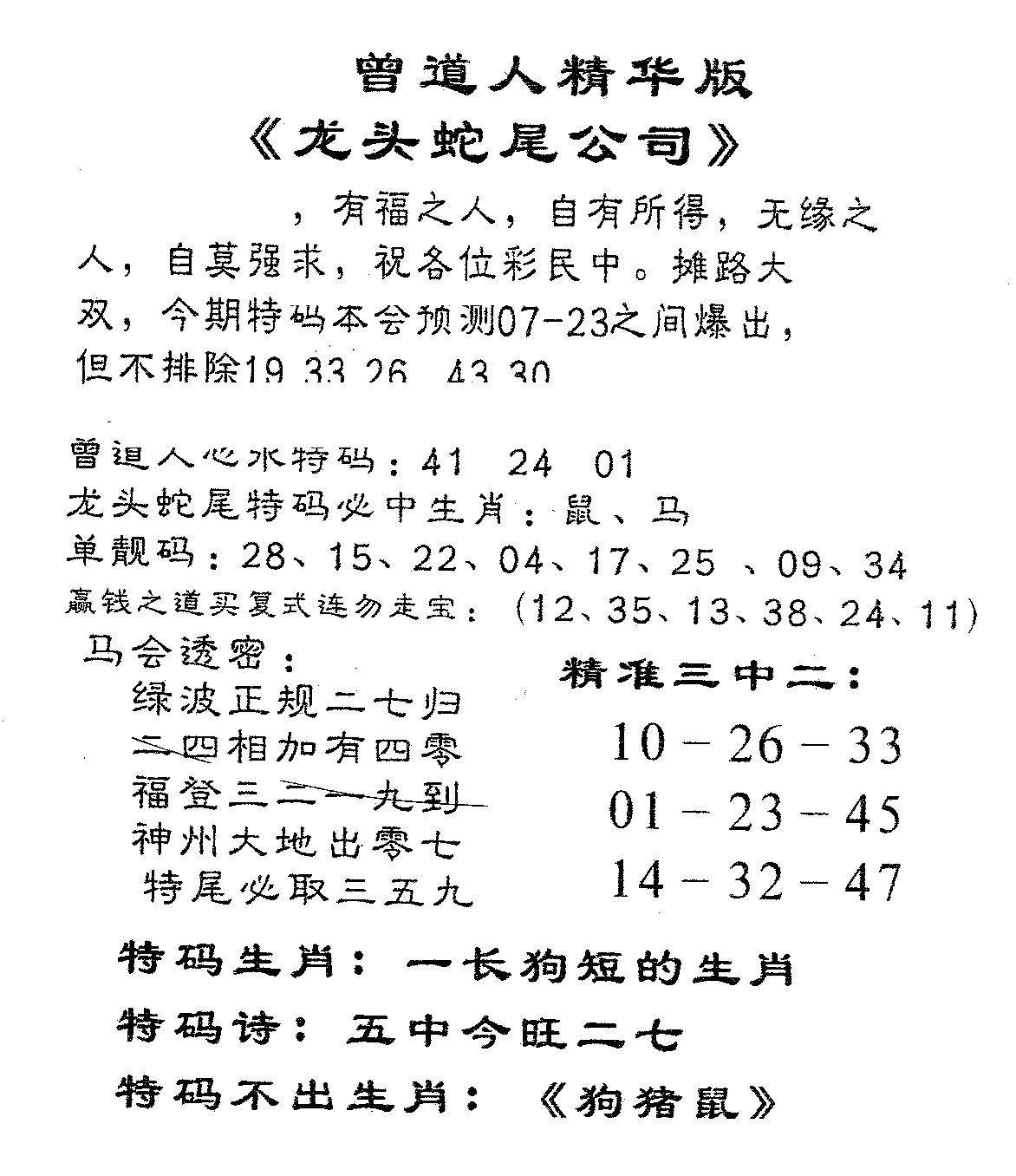 龙蛇精华-117