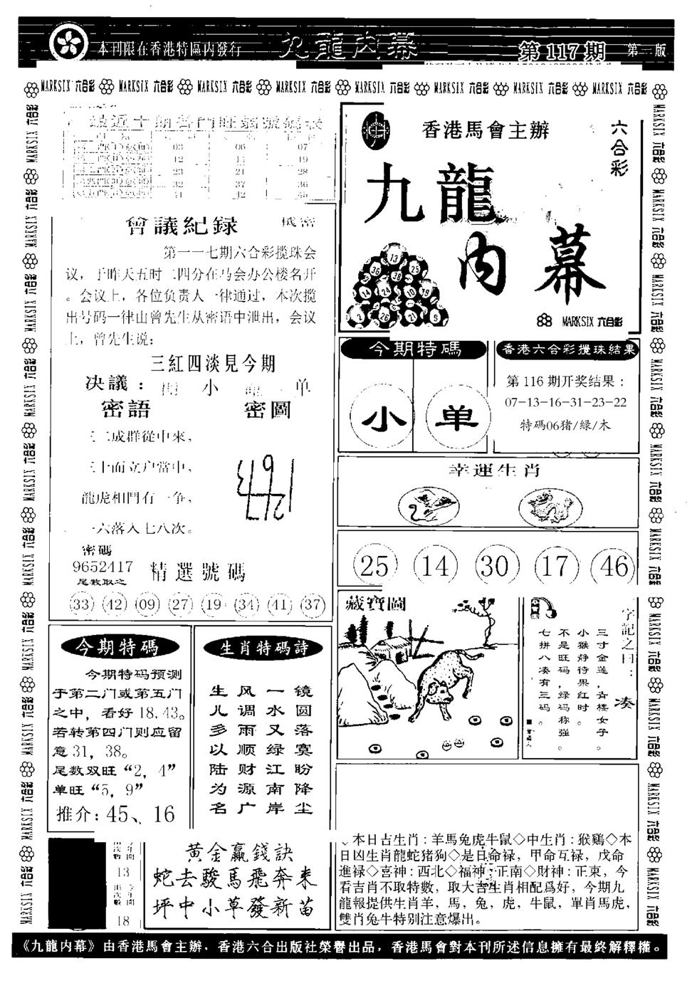 九龙内幕A-117