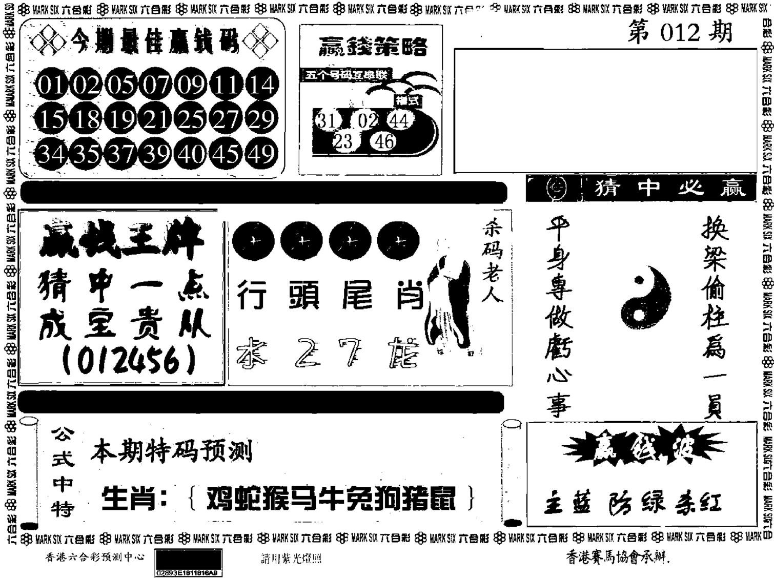 九龙赢钱料-12