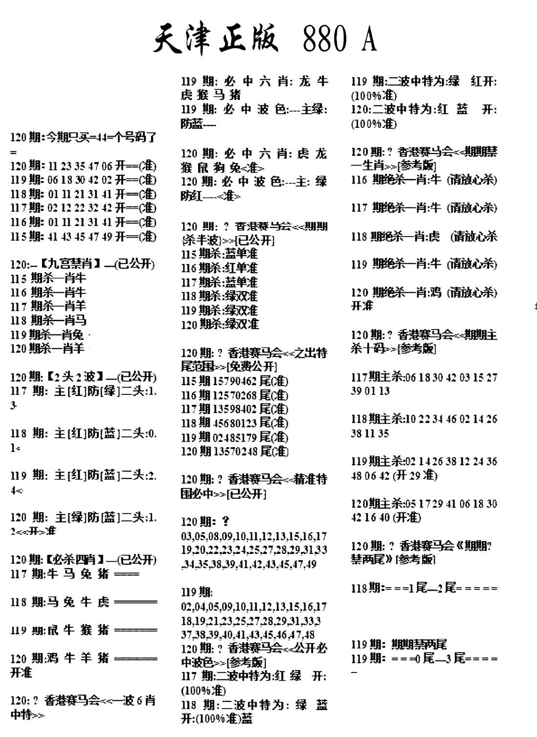 天津正版880A-120