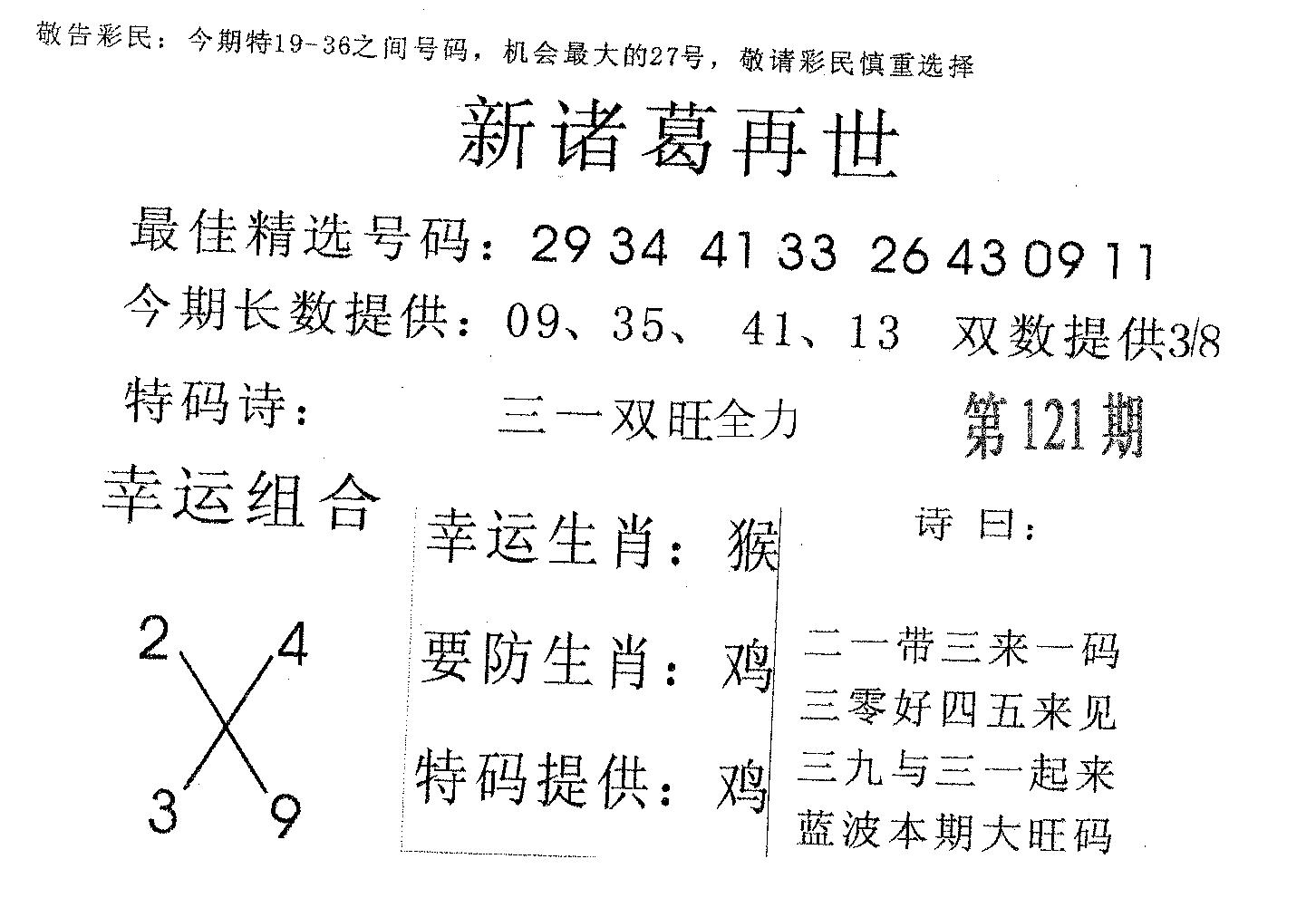 新诸葛-121