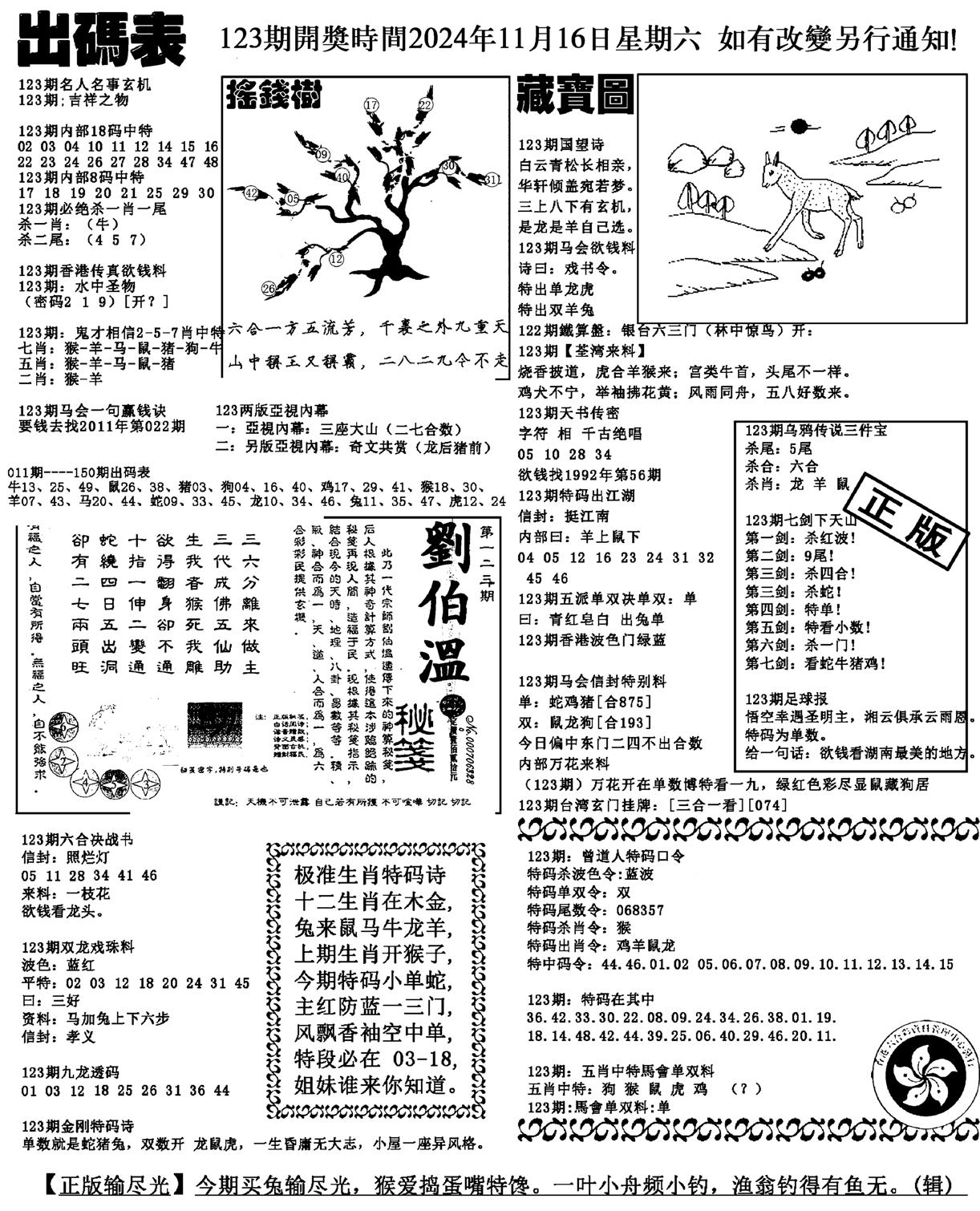 出码表(新料)-123