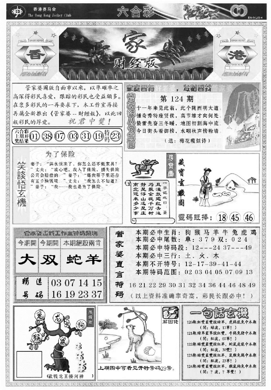 管家婆财经版(新料)-124