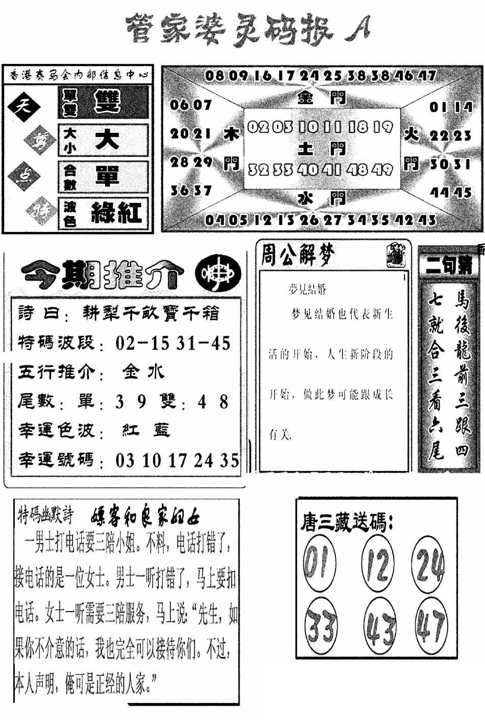 管家婆灵码报A(新图)-124