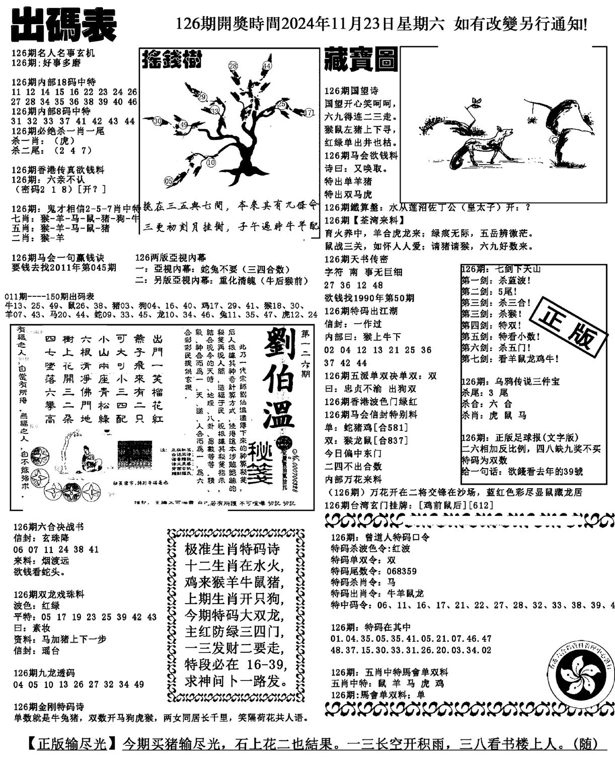 出码表(新料)-126