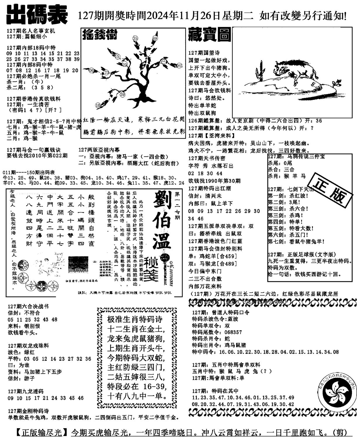 出码表(新料)-127