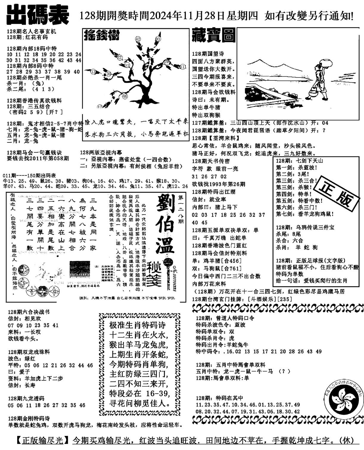 出码表(新料)-128