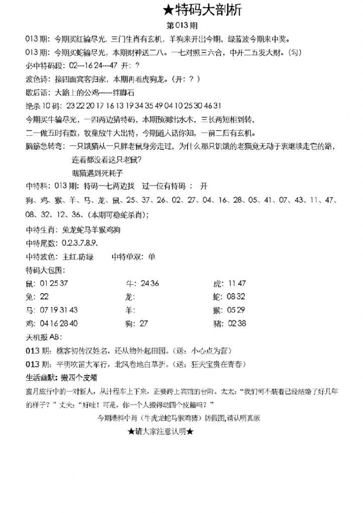 另特码大剖析-13