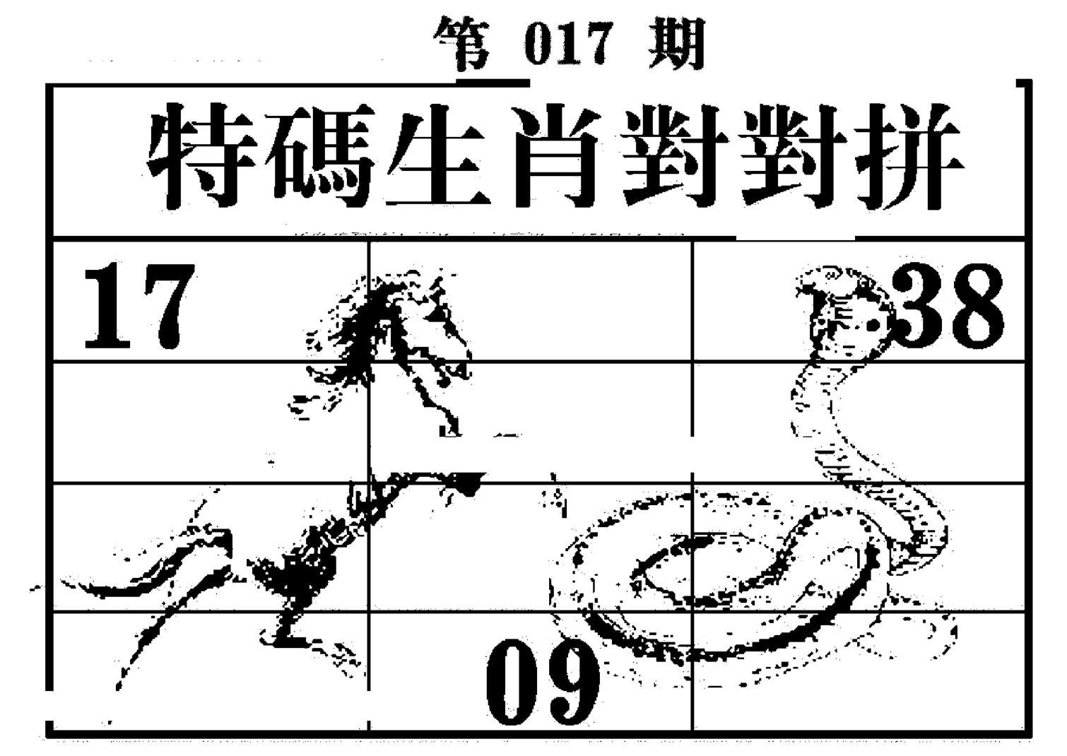 特码生肖对对拼-17