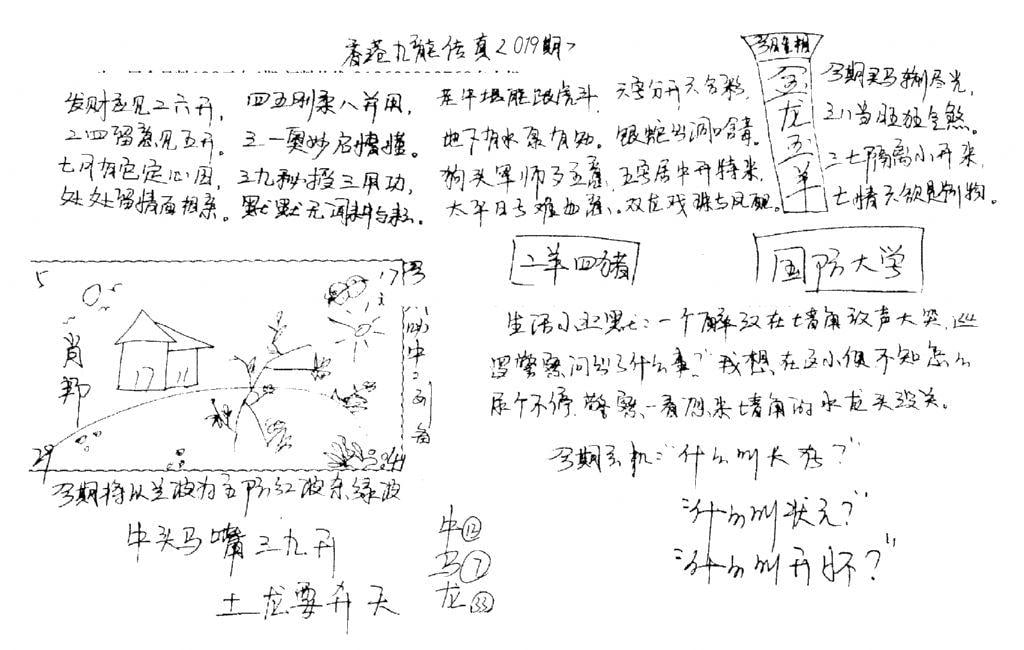 手写九龙内幕A-19