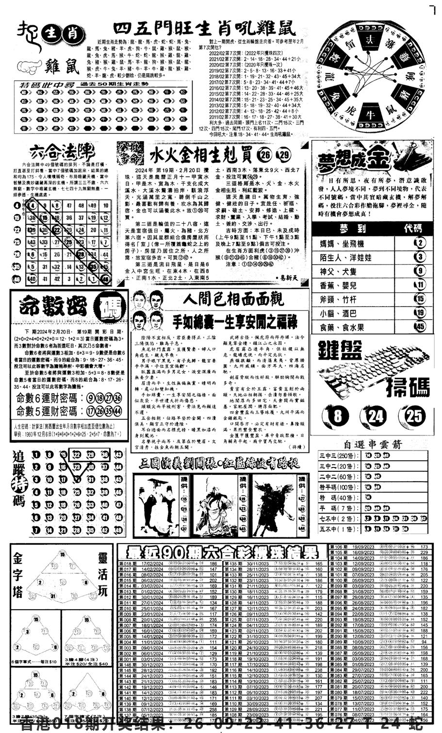 新报跑狗4-19