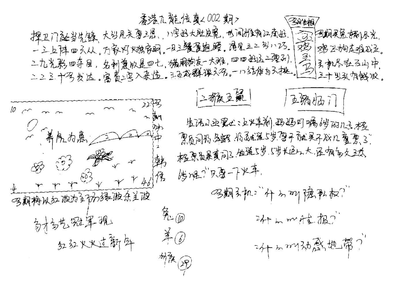 正版手写九龙-2