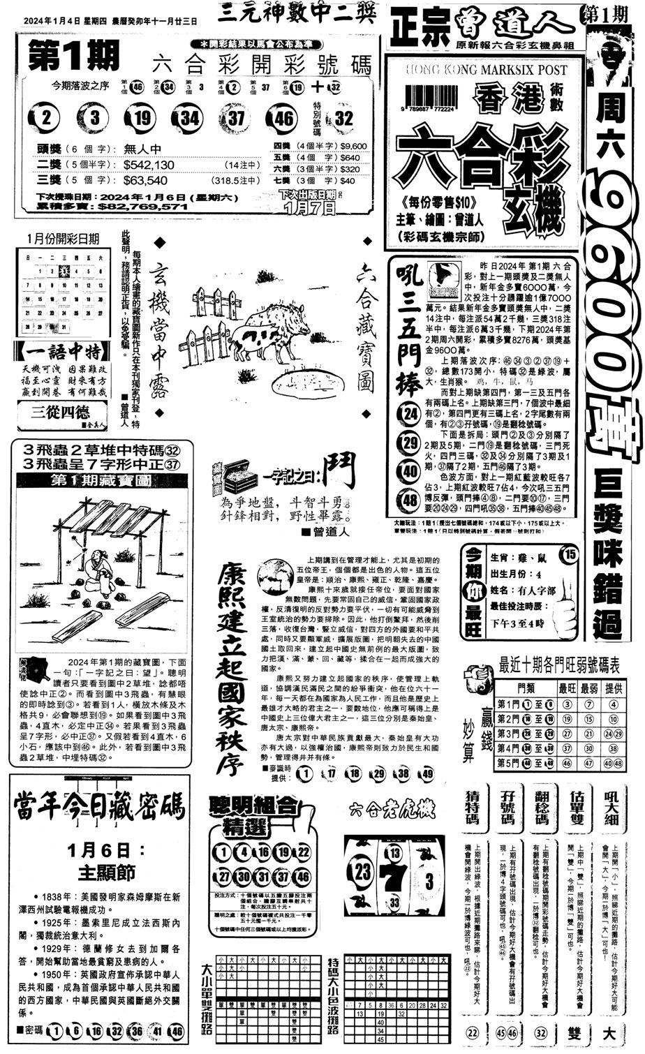 新报跑狗1-2