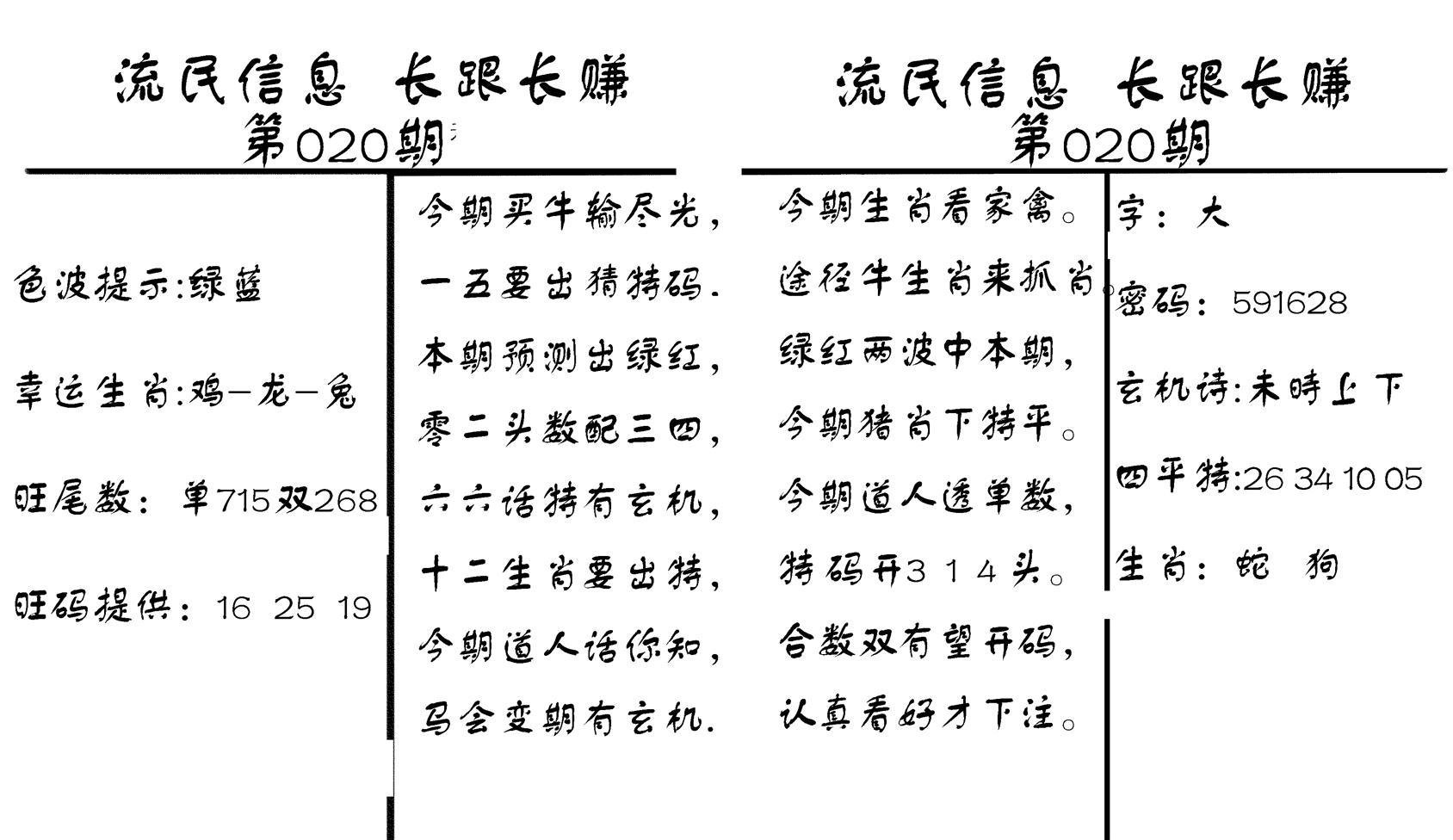 流民信息-20